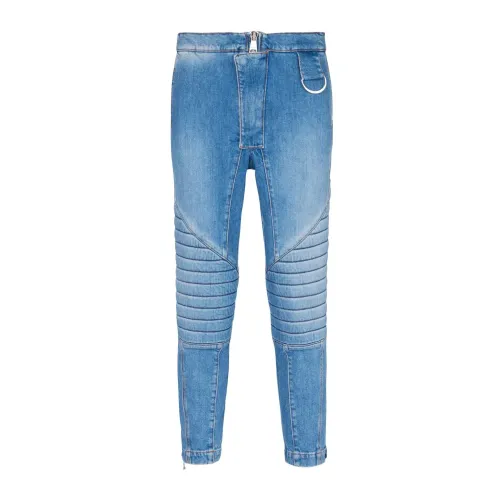 Balmain , Slim-fit Jeans ,Blue female, Sizes: