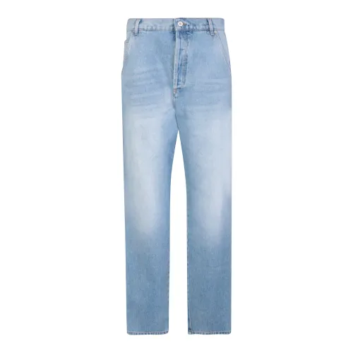 Balmain , Stylish Blue Jeans for Men ,Blue male, Sizes: