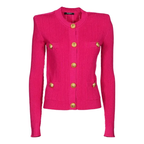 Balmain , Sweater ,Pink female, Sizes: