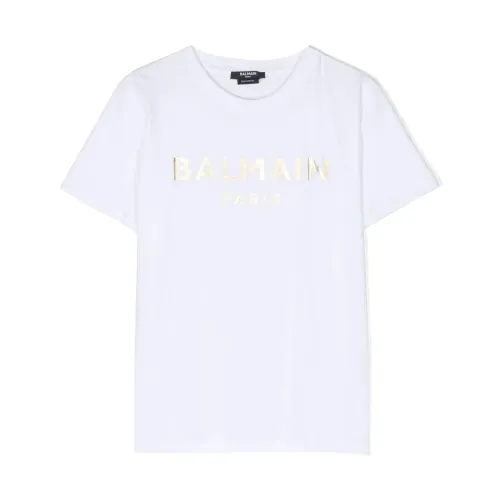 Balmain , T-Shirts ,White female, Sizes: