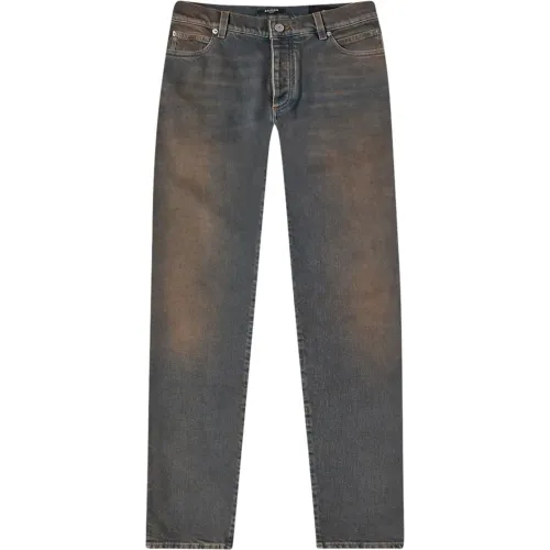 Balmain , Vintage Distressed Denim Jeans ,Multicolor male, Sizes:
