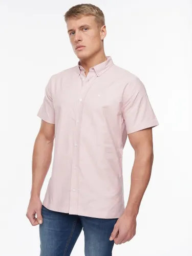 Balton Short Sleeve Oxford Shirt Light Pink - L
