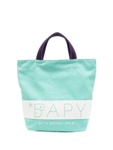 BAPY BY *A BATHING APE® logo-print beach bag - Green