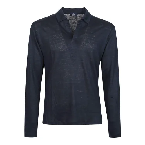 Barba Napoli , Short Sleeve Polo Shirt ,Blue male, Sizes: