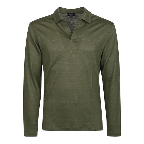 Barba Napoli , Short Sleeve Polo Shirt ,Green male, Sizes: