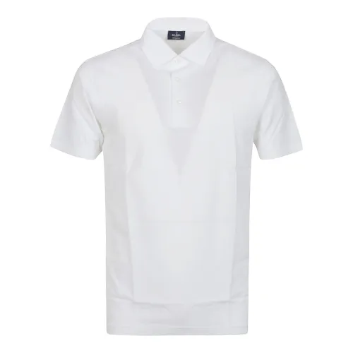 Barba Napoli , Short Sleeve Polo Shirt ,White male, Sizes: