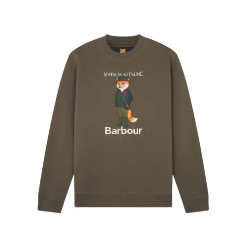 Barbour , Beaufort Fox Crew Sweatshirt ,Green male, Sizes: