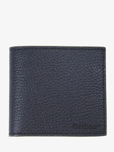 Barbour Bifold Grain Leather Wallet, Black - Black - Male