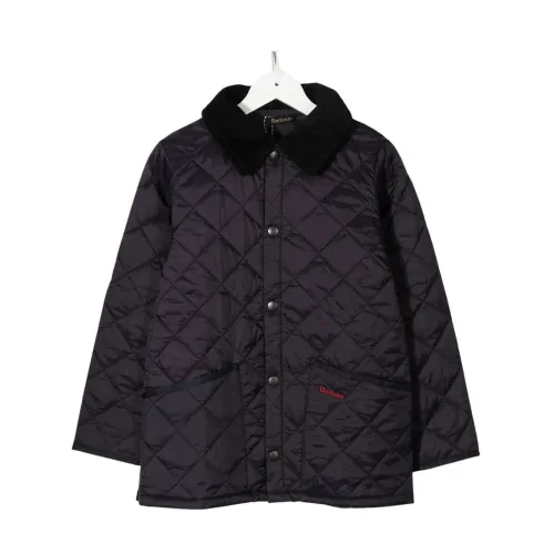 Barbour , Blue Jackets for Boys Ss24 ,Blue male, Sizes: