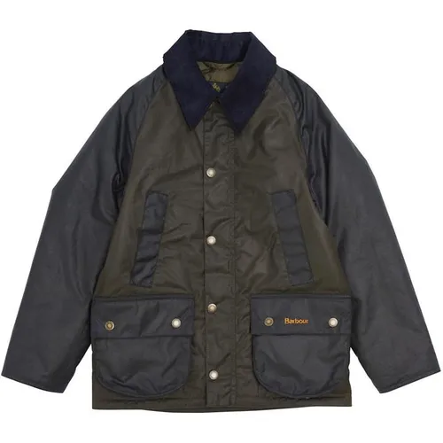 Barbour Boys' Bedale® Waxed Jacket - Green
