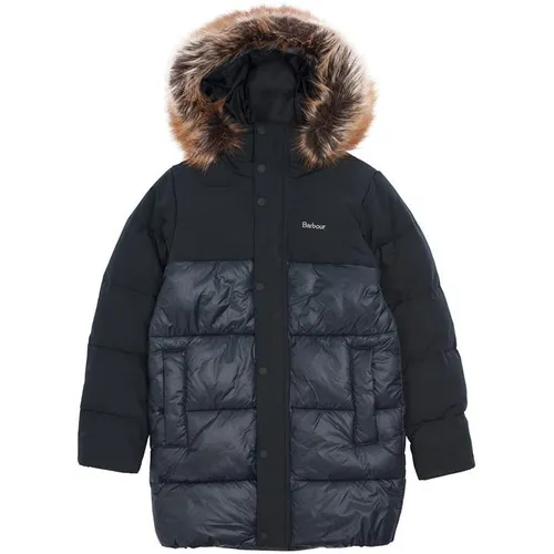 Barbour Boys Newland Baffle Quilted Jacket - Black