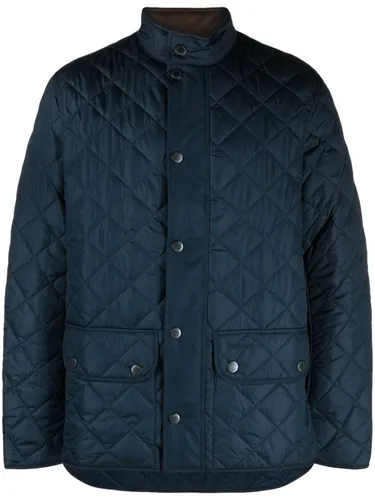 Barbour button-up quilted jacket - Blue