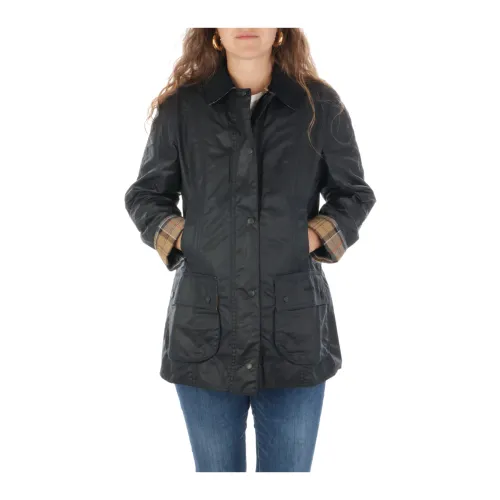 Barbour , Classic Beadnell Wax Jacket ,Blue female, Sizes: