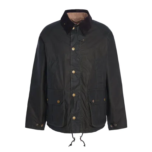 Barbour , Classic Waxed Deck Jacket ,Green male, Sizes: