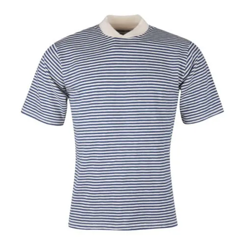 Barbour , Contemporary Striped T-Shirt ,Blue male, Sizes: