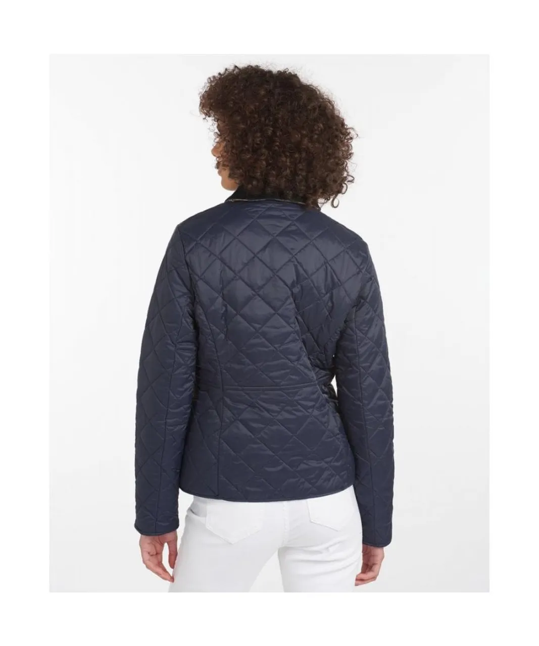 Barbour Deveron Quilted Womens Jacket - Navy