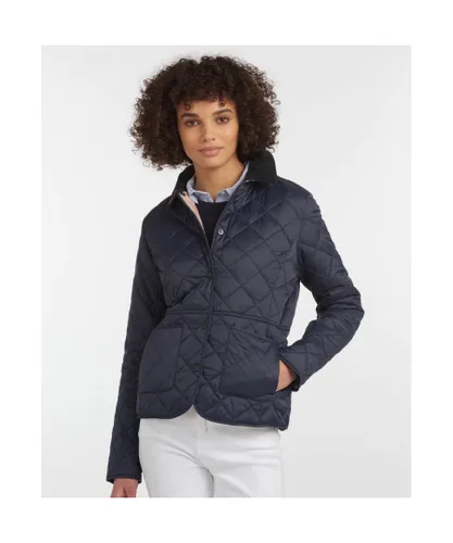 Barbour Deveron Quilted Womens Jacket - Navy
