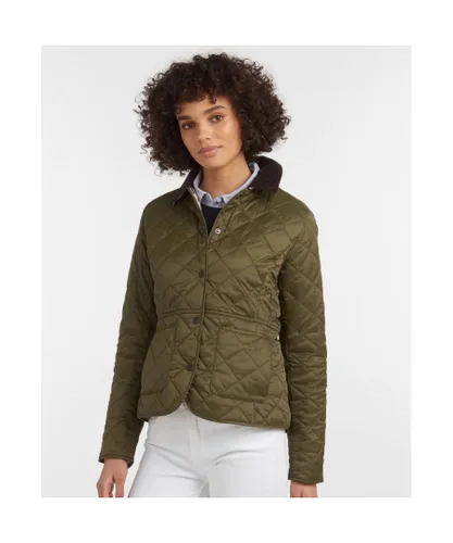 Barbour Deveron Quilted Womens Jacket - Olive