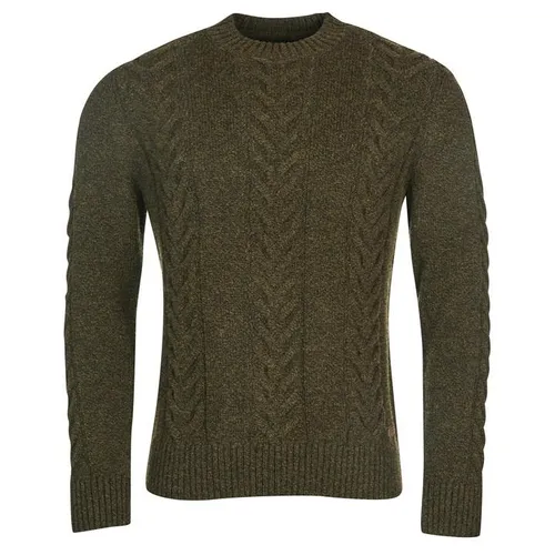 Barbour Essential Cable Knit Sweatshirt - Green