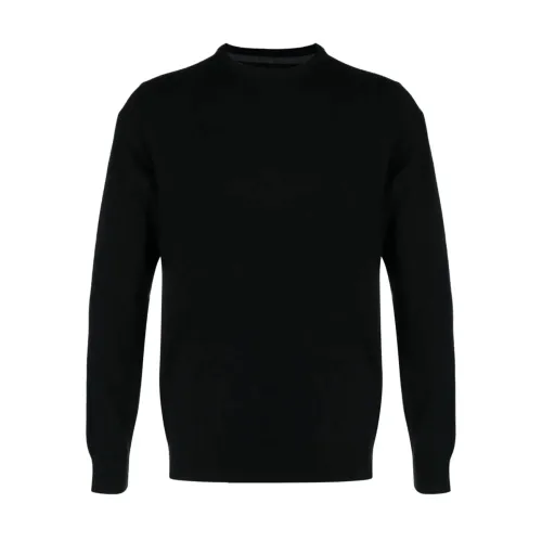 Barbour , Essential Crewneck Shirt Black ,Black male, Sizes: