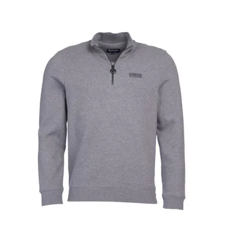 Barbour , Essential Half Zip Sweatshirt ,Gray male, Sizes: