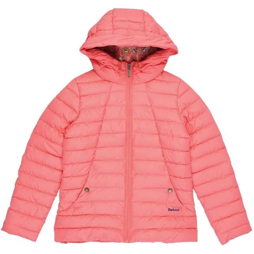Barbour Girls Coraline Quilted Jacket - Pink