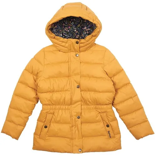 Barbour Girls Littlebury Quilted Jacket - Yellow
