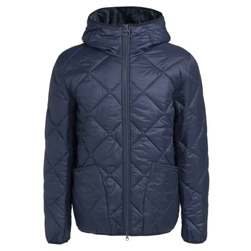 Barbour Hooded Liddesdale Quilted Jacket - Blue