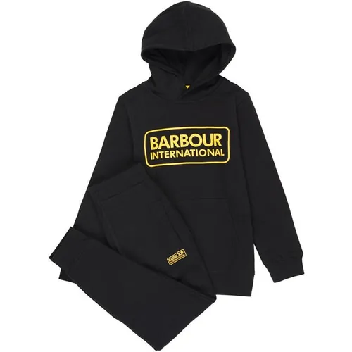 Barbour International Boys Essential Tracksuit - Black