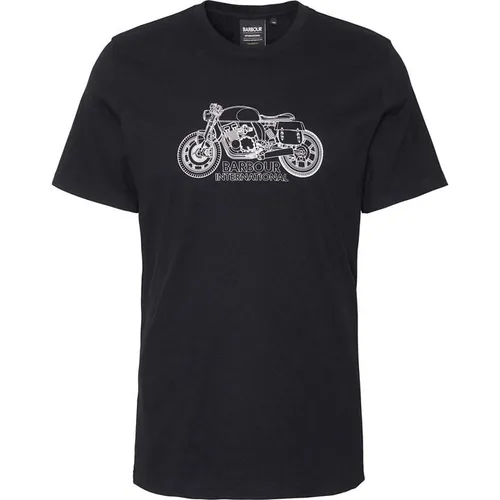 Barbour International Colgrove Moto T-Shirt - Black