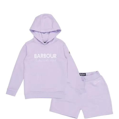 Barbour International Girls Rossin Tracksuit - Purple