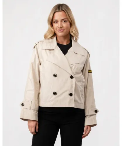 Barbour International Hadfield Womens Casual Jacket - White