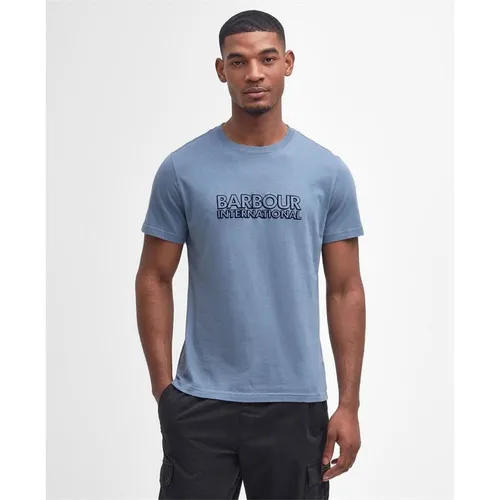 Barbour International Hardy Graphic T-Shirt - Blue