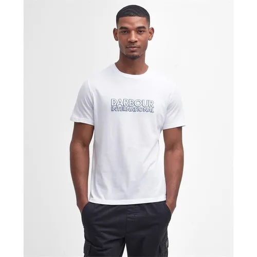 Barbour International Hardy Graphic T-Shirt - White