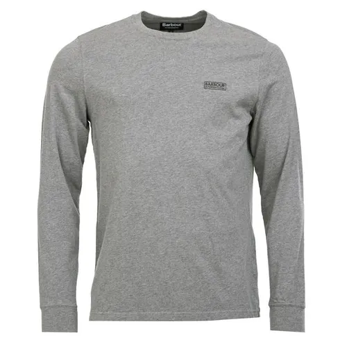 Barbour International Long Sleeved Logo T-Shirt - Grey