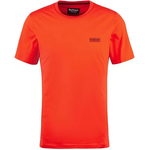Barbour International Small Logo T-Shirt - Orange
