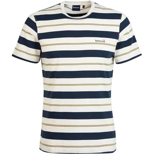Barbour Kendray Stripe T-Shirt - White