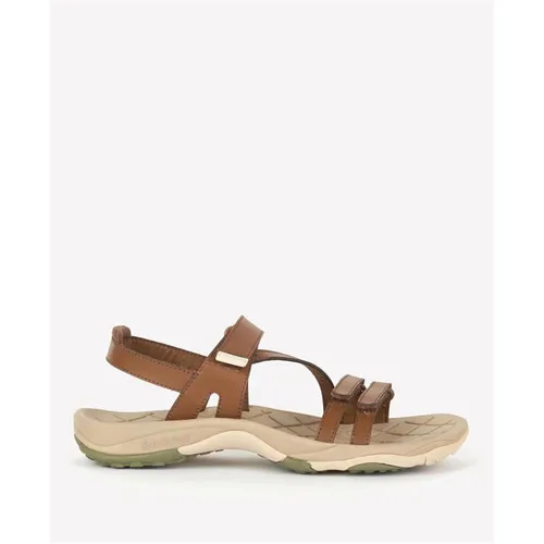 Barbour Kenmore Strappy Sports Sandals - Brown