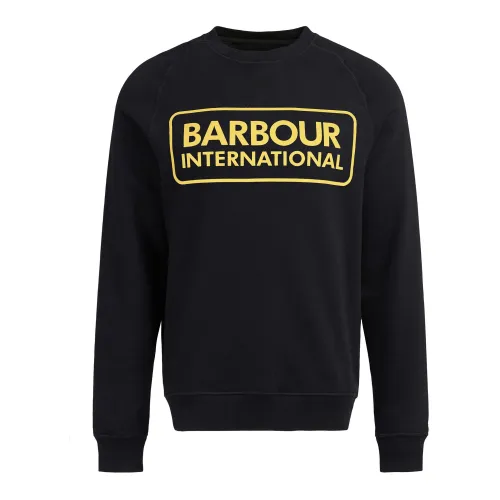 Barbour , Large Logo Sweat ,Black male, Sizes: