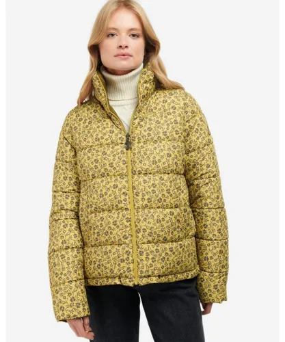 Barbour Marin Reversable Womens Quilted Jacket - Mustard