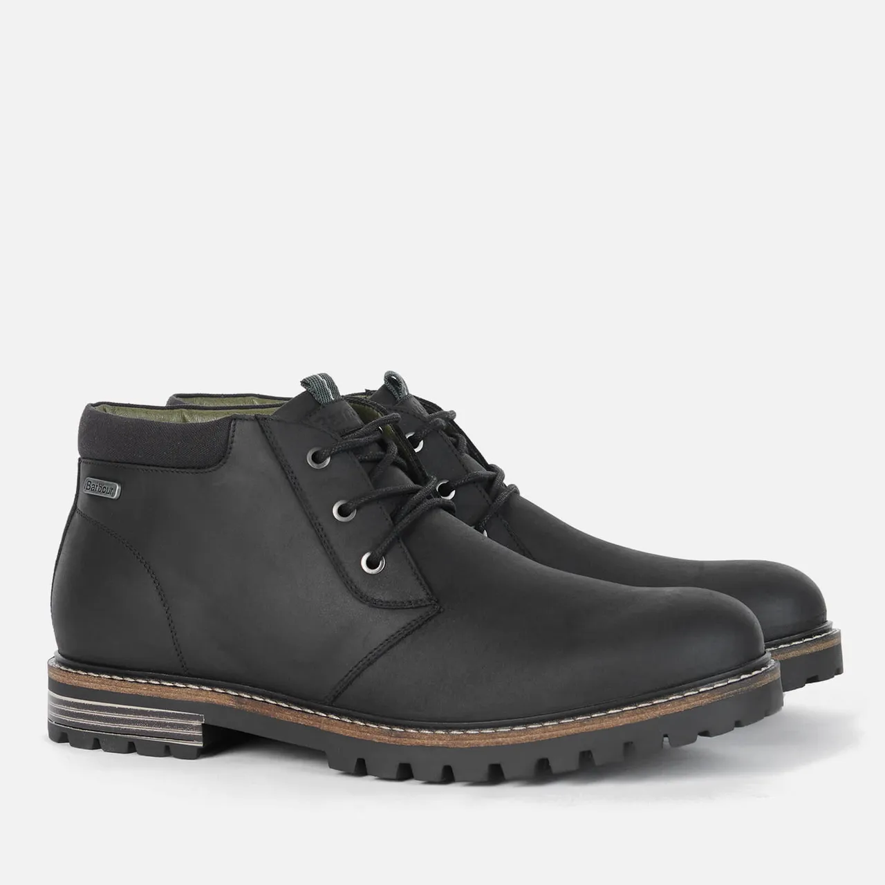 Barbour Men's Boulder Leather Chukka Boots - UK