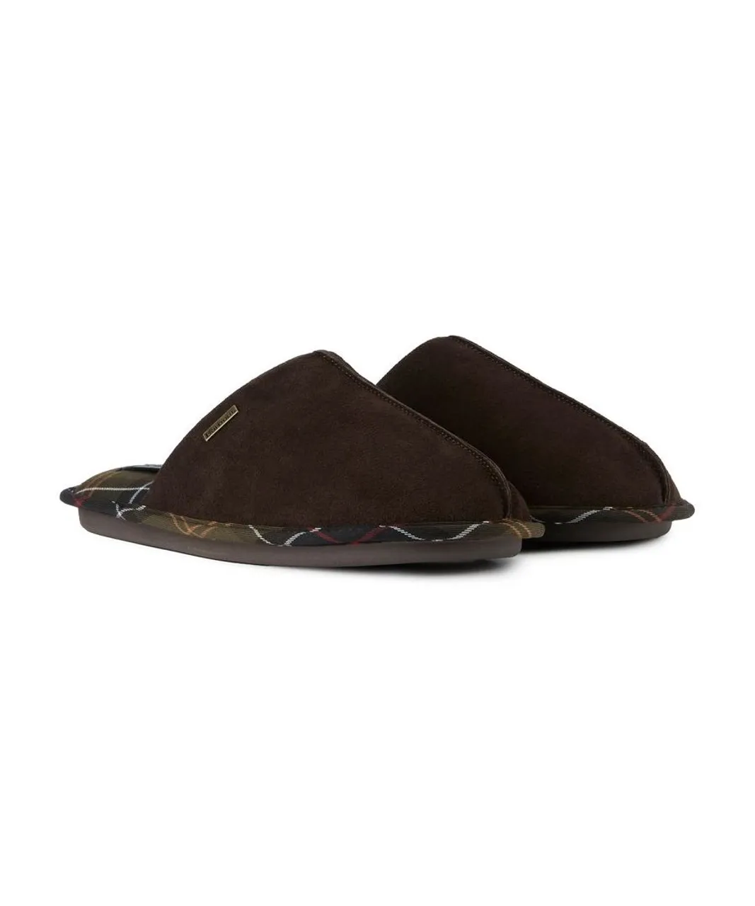 Barbour Mens Foley Slippers - Brown