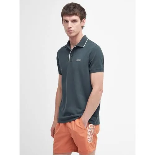 Barbour Mens Forest River Moor Polo Shirt