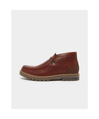 Barbour Mens Jesmond Chukka Boots in Brown Leather