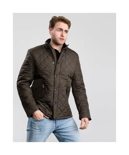 Barbour Mens Powell Quilted Jacket - Olive