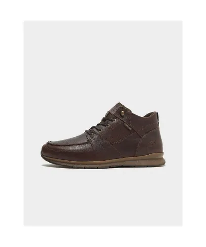 Barbour Mens Whymark Casual Boots in Dark Brown Leather