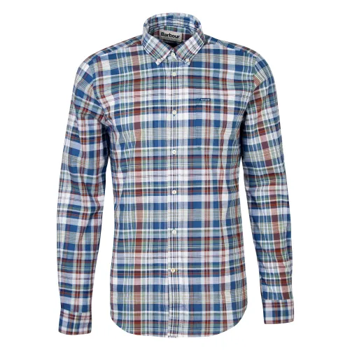 Barbour , Modern Check Pattern Long Sleeve Shirt ,Multicolor male, Sizes: