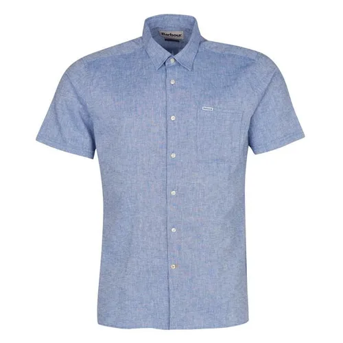 Barbour Nelson Short Sleeve Summer Shirt - Blue