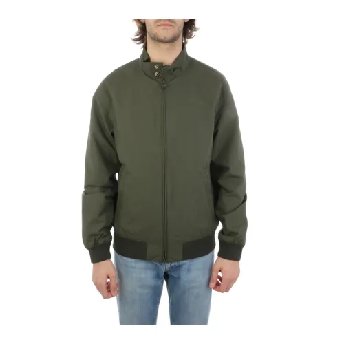 Barbour , Ol51 Royston Casual Bomber Jacket ,Green male, Sizes: