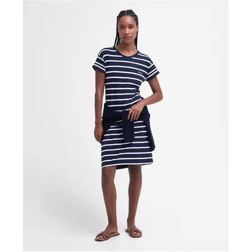 Barbour Otterburn Striped Midi Dress - Blue